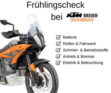 Frühjahrscheck bei KTM Breuer Grevenbroich
