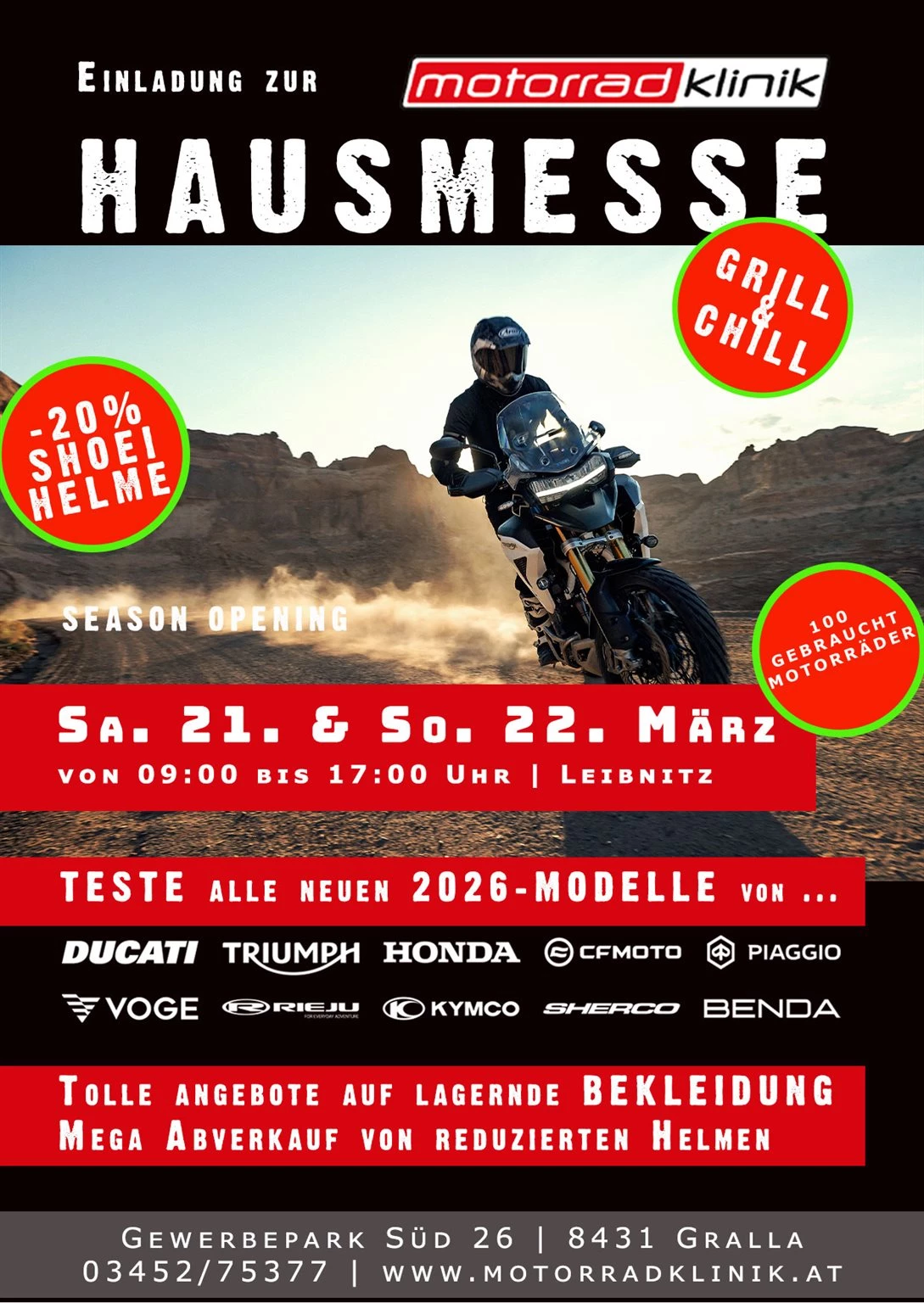 Hausmesse - Motorradneuheiten 2026