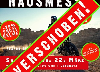 Hausmesse - verschoben!