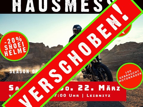 Hausmesse - verschoben!