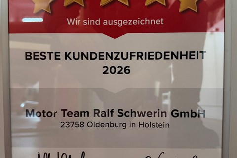 MotorTeam Ralf Schwerin GmbH-News: Beste Kundenzufriedenheit 2026!