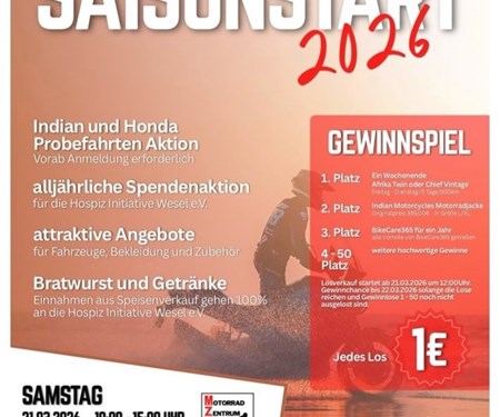 SAISONERÖFFNUNG am 21. und 22. März