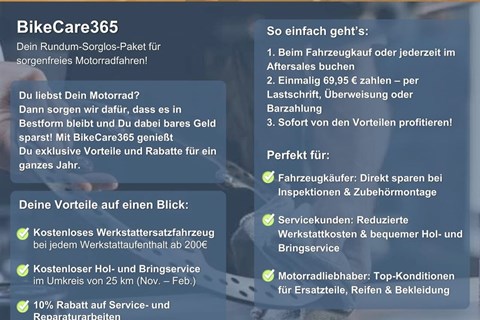 Motorrad Zentrum Niederrhein GmbH & Co.KG-News: BikeCare365