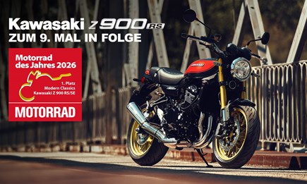 Motorrad des Jahres - Kawasaki Z900 RS - Modern Classics | Kawasaki
