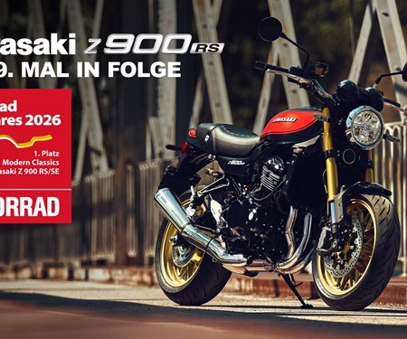 Motorrad des Jahres - Kawasaki Z900 RS - Modern Classics | Kawasaki