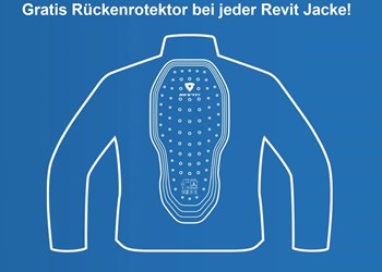 Du bekommst einen gratis Rückenprotektor von uns! 