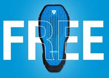 Du bekommst einen gratis Rückenprotektor von uns! 