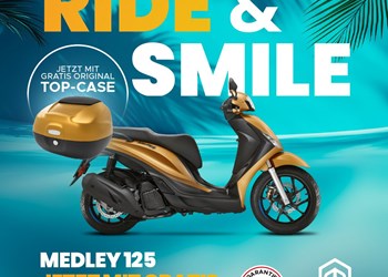Gratis Topcase zur Piaggio Medley 125