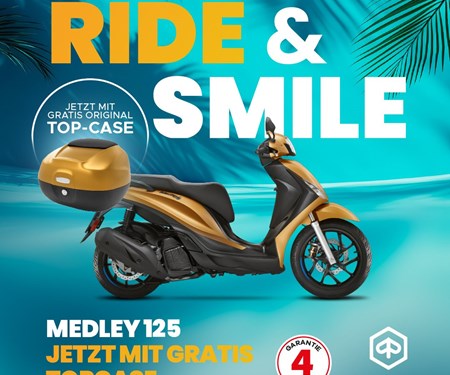 Gratis Topcase zur Piaggio Medley 125