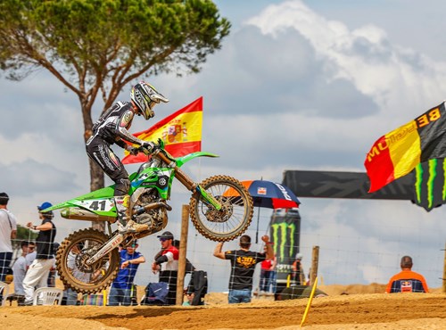 MXGP/MX2 Andalusien: Schwerer Sturz für Romain Febvre in Spanien | Kawasaki