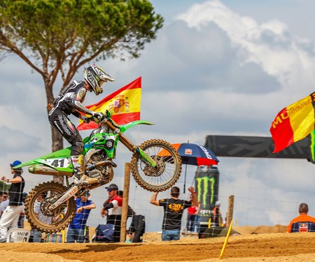 MXGP/MX2 Andalusien: Schwerer Sturz für Romain Febvre in Spanien | Kawasaki