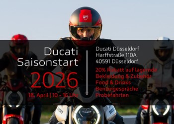 Saisonstart 2026 bei Ducati Düsseldorf