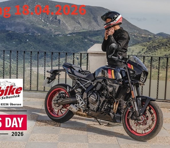 SUZUKI Bikers Day 2026 by Südbike Übersee 
Einladung zum Suzuki Bikers Day 2026  am 18.04.2026 von 09:00 bis 16:00 Uhr
Terminvormerkung: SUZUKI Bikers Day 2026 bei Südbike! 🏍️💨
Servus ...