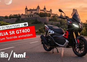 Aprilia SR GT400 Probefahrt - jetzt anmelden!