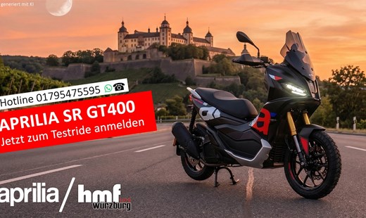 Aprilia SR GT400 Probefahrt - jetzt anmelden!