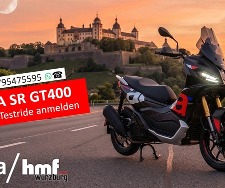 Aprilia SR GT400 Probefahrt - jetzt anmelden!