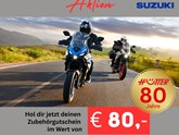 Suzuki € 80,- Zubehörgutschein zu deiner neuen Suzuki! 