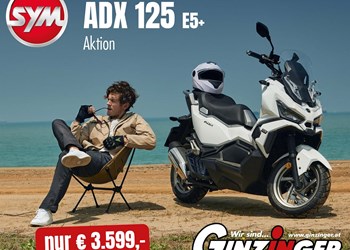 SYM ADX 125 E5+ um nur € 3.599,-