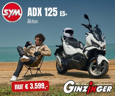 SYM ADX 125 E5+ um nur € 3.599,-