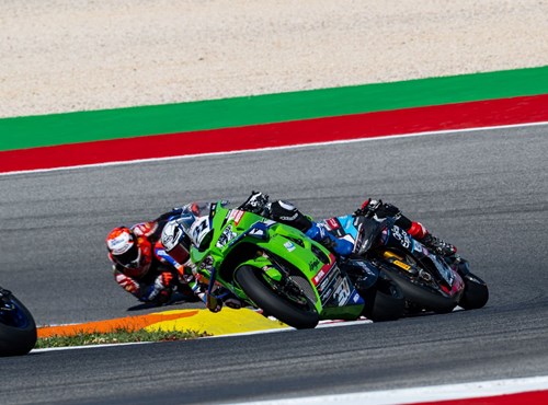 WorldSBK & WorldSSP Portimão: Fortschritte, starke Ansätze und wertvolle Punkte im Blick: | Kawasaki