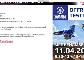 OFFROAD TESTTAG BEHAMBERG 11.04.2026 