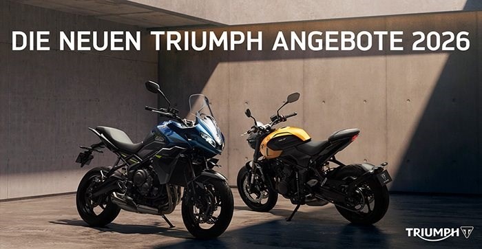Triumph Aktionen zum Saisonstart