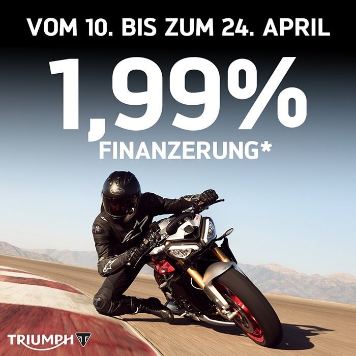 Triumph Aktionen zum Saisonstart