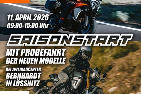 Zweiradcenter Bernhardt-News: SAISONSTART