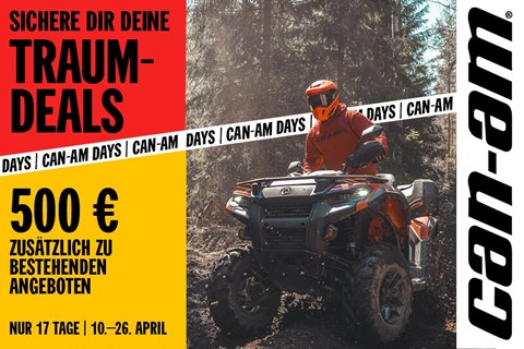 Honda Haigold-News: DIE CAN-AM DAYS SIND ZURÜCK!