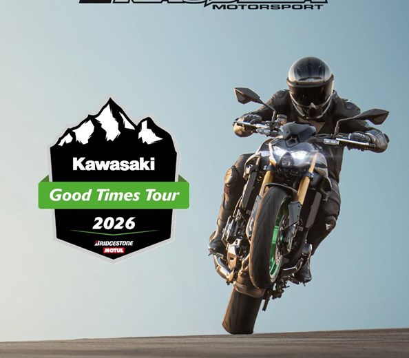 Good Times Tour 2026 
"LET THE GOOD TIMES ROLL" - heißt es diese Woche ab Mittwoch (22.04.2026) bei uns!
KAWASAKI TESTTAGE
Wann: Mittwoch22. bis Samstag, 25. April  ...