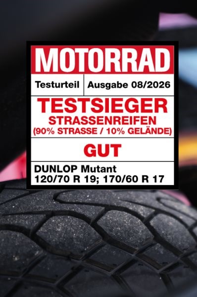 Testsieger: Dunlop MUTANT räumt ab!