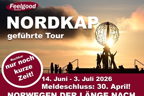 Feelgood Reisen GmbH-News: Norwegen der Länge nach – noch kurzfristig buchbar!