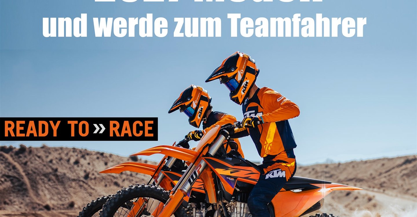 KTM 2027er Motocross Modelle jetzt vorreservieren und profitieren!
