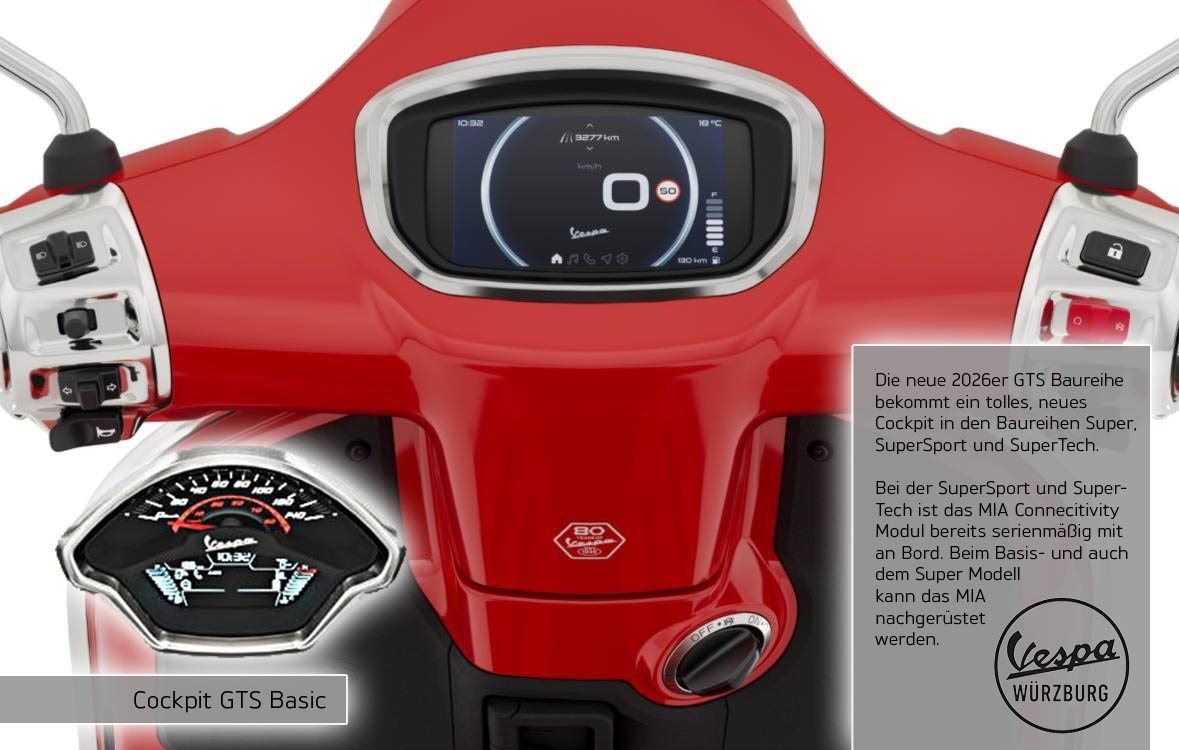 Neuheit: 2026er Vespa GTS 125 & 310