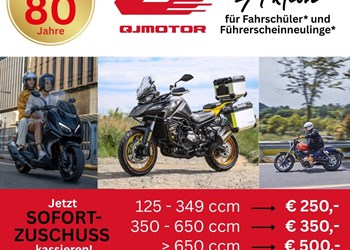 Hol dir jetzt bis zu 500 Euro Rabatt auf dein erstes Bike!