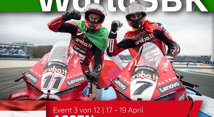 WSBK Runde 3 in Assen: Ducati dominiert mit Bulega und Lecuona