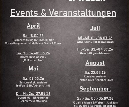 Events & Veranstaltungen 2026