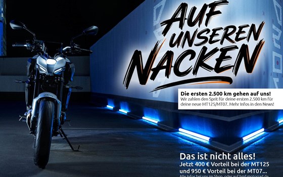 Tankbonus für MT-125 & MT-07 - Bild 1
