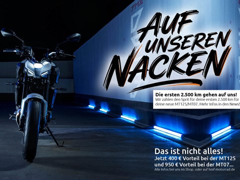 Tankbonus für MT-125 & MT-07