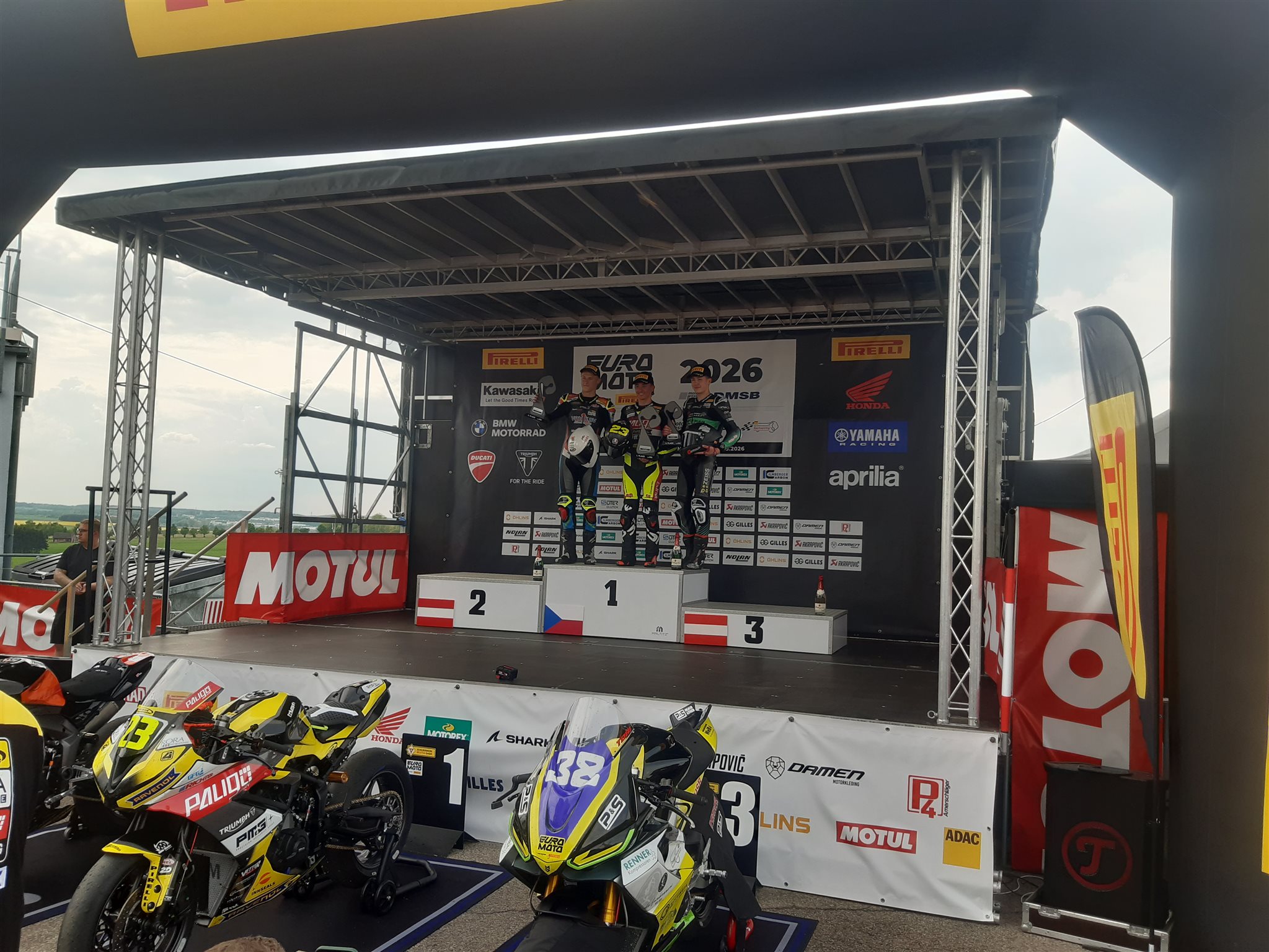 Doppelsieg für das von uns unterstützte sächsische Team Freudenberg auf TRIUPH Daytona 660 !
