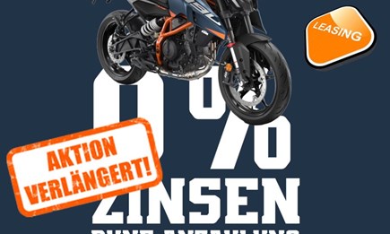 0.00% KTM Leasing Angebot ohne Anzahlung (verlängert bis 30.09.2026)