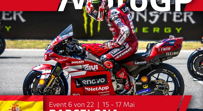 MotoGP Runde 6 in Barcelona: Platz 3 für Bagnaia an einem turbulenten Sonntag