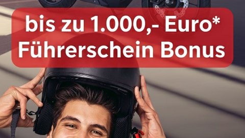 Honda Semmler - Führerscheinbonus nur noch bis zum 23. Mai 2026