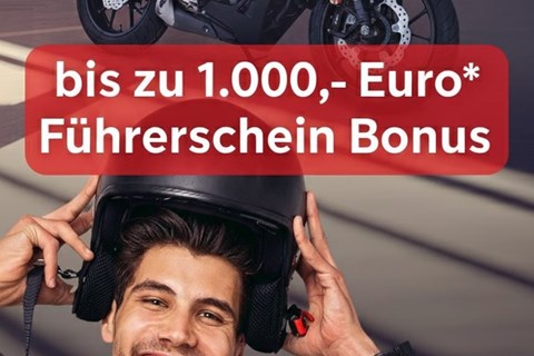 Honda Semmler GbR-News: Honda Semmler - Führerscheinbonus nur noch bis zum 23. Mai 2026