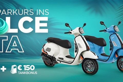 HÜTTER GesmbH-News: Vespa Aktion Dolce Vita - €450 auf GTS 125+310 MY25