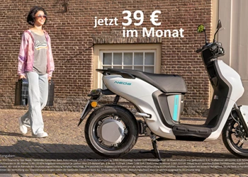 39 € Sommeraktion! Yamaha Neos EV.