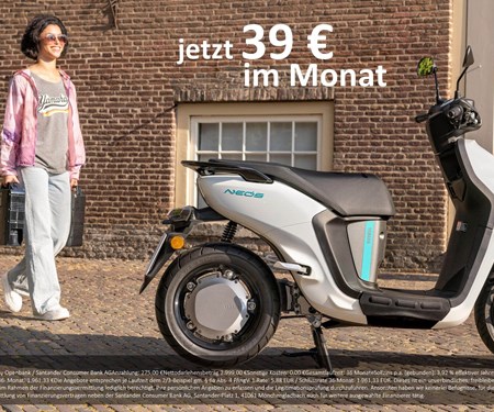 39 € Sommeraktion! Yamaha Neos EV.
