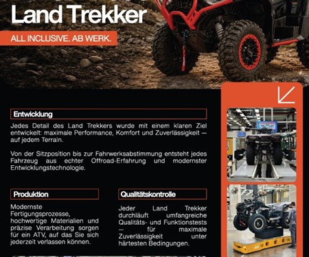Neuer XWOLF 1000 Land Trekker mit 2000,--€ Einführungsvorteil bei uns bestellbar...