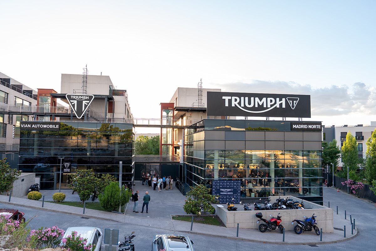 Gran inauguración de Triumph Madrid Norte 