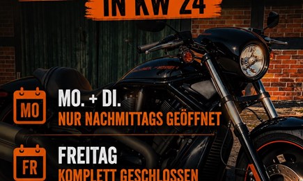 Achtung: Bitte geänderte Öffnungszeiten bei Google in KW24 beachten!